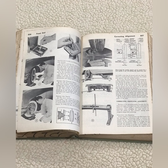 Vintage Glenn's Auto Repair Manual Every American Car 1953 to 1965 Chilton Book - Picture 8 of 16